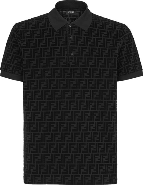 fendi polo heren|fendi polo shirt black.